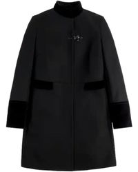 Fay - Virginia Hook-Closure Coat - Lyst