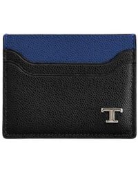 Tod's - Logo Plaque Bi-Fold Card Wallet - Lyst