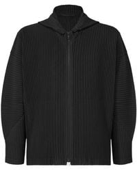 Homme Plissé Issey Miyake - Pleated Hoodie - Lyst