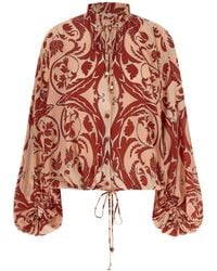 F.R.S For Restless Sleepers - F.R. For Restless Sleepers All-Over Print Drawstring Shirt - Lyst
