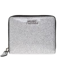 Marc Jacobs - The Coated Glitter Everyday Slim Compact Wallet - Lyst