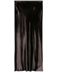 Dorothee Schumacher - Velvet Bias-Cut Skirt - Lyst