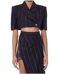 Vivienne Westwood - Cropped Stripe Blazer - Lyst