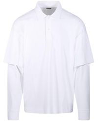 DARKPARK - Long-Sleeved Layered Polo Shirt - Lyst