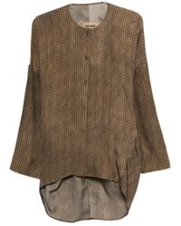 Uma Wang - Geometric Pattern Top - Lyst