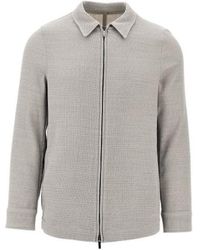 Emporio Armani - Zipped Jacket - Lyst