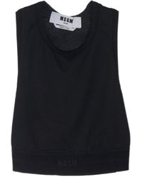 MSGM - Sleeveless Sweater - Lyst