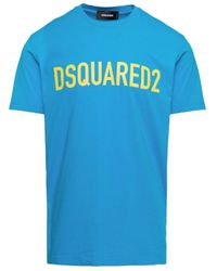 DSquared² - Logo Printed Crewneck T-Shirt - Lyst