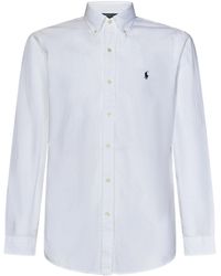 Polo Ralph Lauren - Logo Embroidered Corduroy Shirt - Lyst