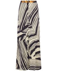 Raquel Diniz - Valerie Patterned Maxi Skirt - Lyst
