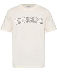 Moncler - Logo-Print Short-Sleeve T-Shirt - Lyst