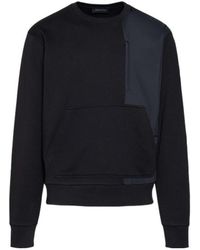 Herno - Panelled Pocket Sweatshirt - Lyst