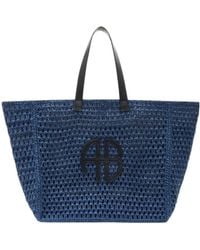 Anine Bing - Rio Large Woven Tote Bag - Lyst