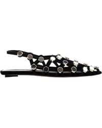 The Attico - Pointed-Toe Flat Sandals - Lyst