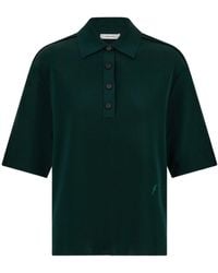 Ferragamo - Knitted Polo Shirt - Lyst