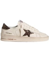 Golden Goose - Stardan Glittered Sneakers - Lyst