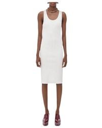 Bottega Veneta - Sleeveless Scoop-Neck Dress - Lyst