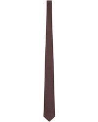 Lardini - Geometric-Print Silk Tie - Lyst