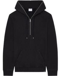 Courreges - Courrèges Zipped Drawstring Fleece Hoodie - Lyst
