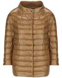 Herno - Mock Neck Puffer Jacket - Lyst