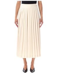 Rohe - Pleated Wrap Midi Skirt - Lyst