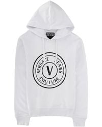 Versace Jeans Couture - Couture Logo Print Hoodie - Lyst