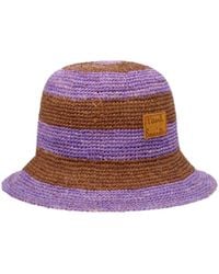 Paul Smith - Striped Raffia Bucket Hat - Lyst