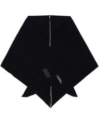 MM6 by Maison Margiela - Wool Blend Pointed Scarf - Lyst