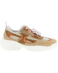 Roger Vivier - Lace Up Sneakers - Lyst