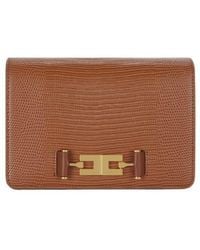 Elisabetta Franchi - Chain-Linked Crossbody Bag - Lyst