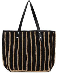 Rag & Bone - Daily Leather-Trimmed Straw Tote Bag - Lyst