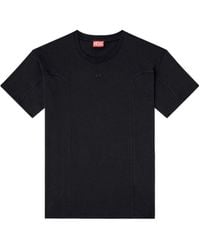 DIESEL - Crewneck Short-Sleeved T-Shirt - Lyst