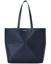 Loewe - Puzzle Leather Tote Bag - Lyst