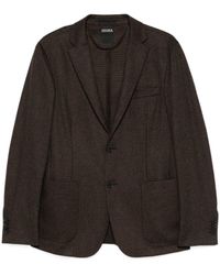 ZEGNA - Long-Sleeved Suit Coat - Lyst