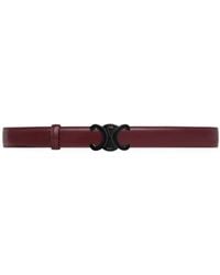 Celine - Triomphe Buckle 25 Mm Reversible Belt - Lyst