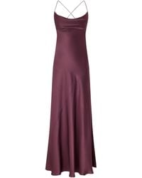 Pinko - Farro Satin Slip Dress - Lyst