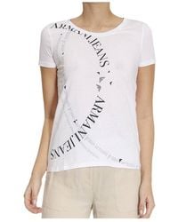 Armani Jeans - Logo Details T-Shirt - Lyst