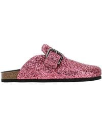 Philosophy Di Lorenzo Serafini - Sequin Buckle Mules - Lyst