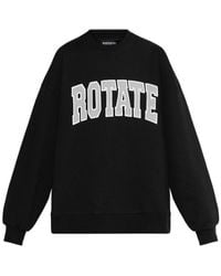 ROTATE BIRGER CHRISTENSEN - Heavy Cotton Sweatshirt - Lyst