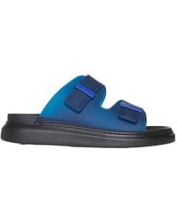 McQueen - Hybrid Double-Buckled Sandals - Lyst