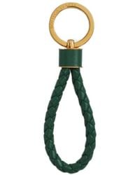 Bottega Veneta - Intrecciato Leather Keyring - Lyst
