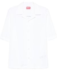 DIESEL - S-Mac Camp Collar Short-Sleeved Shirt - Lyst