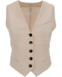 Philosophy Di Lorenzo Serafini - Dart-Detailed V-Neck Waistcoat - Lyst