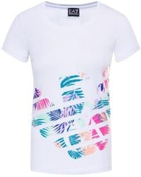 Emporio Armani - Logo Print T-Shirt - Lyst