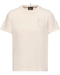 Moncler - Grenoble Botanical Patch Crewneck T-Shirt - Lyst