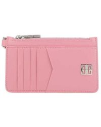Givenchy - Logo-Plaque Leather Wallet - Lyst