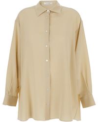 The Row - 'Luka' Shirt With Classic Collar And Buttoned Cuffs - Lyst
