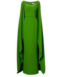 Safiyaa - Agata Embellished Crêpe Gown - Lyst