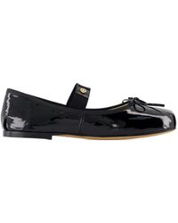 Anine Bing - Jolie Bow-Detailed Ballerinas - Lyst