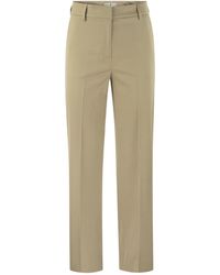 PT01 - Pt Torino Ambra Pressed Crease Slim-Fit Trousers - Lyst
